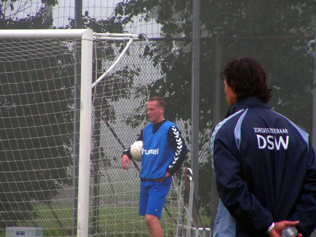 eerste training Edwin de Graaf bij ADO Den Haag