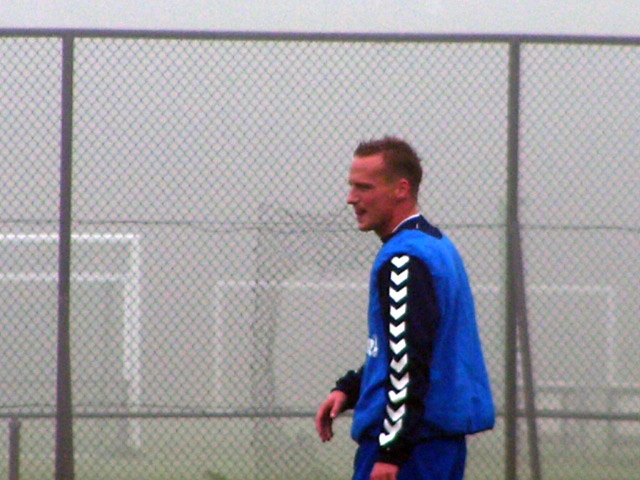 eerste training Edwin de Graaf bij ADO Den Haag