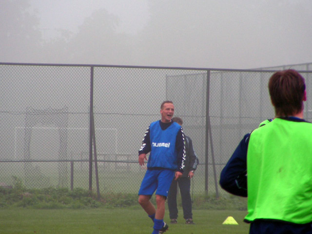 eerste training Edwin de Graaf bij ADO Den Haag