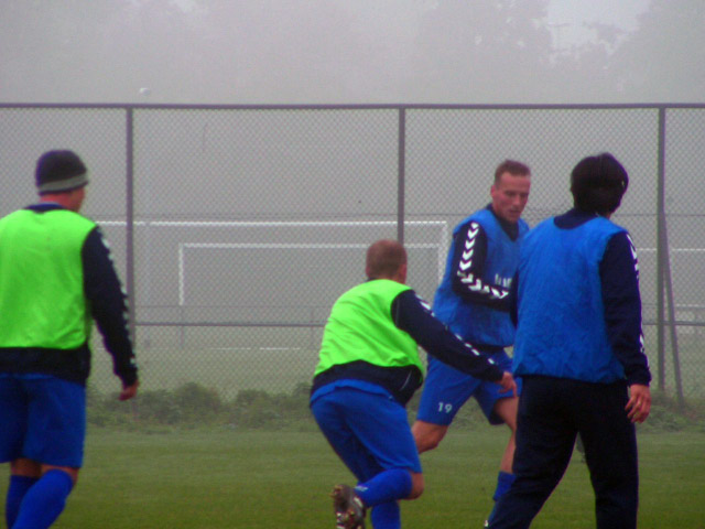 eerste training Edwin de Graaf bij ADO Den Haag