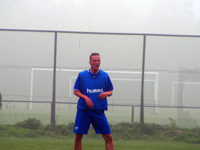 eerste training Edwin de Graaf bij ADO Den Haag