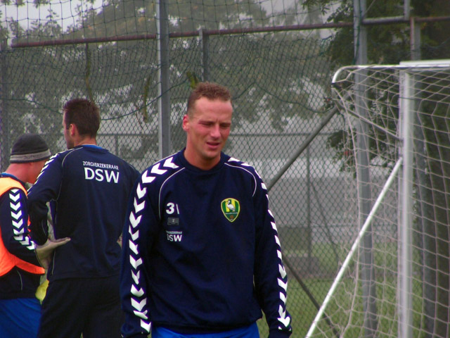 eerste training Edwin de Graaf bij ADO Den Haag