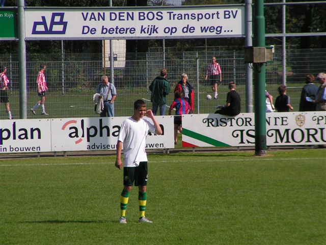 1e amateurelftal ADO Den Haag tegen Alphense boys