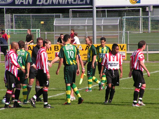 1e amateurelftal ADO Den Haag tegen Alphense boys