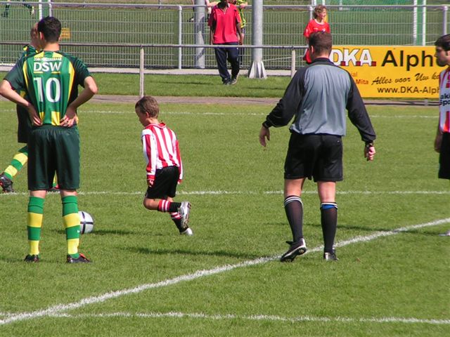 1e amateurelftal ADO Den Haag tegen Alphense boys