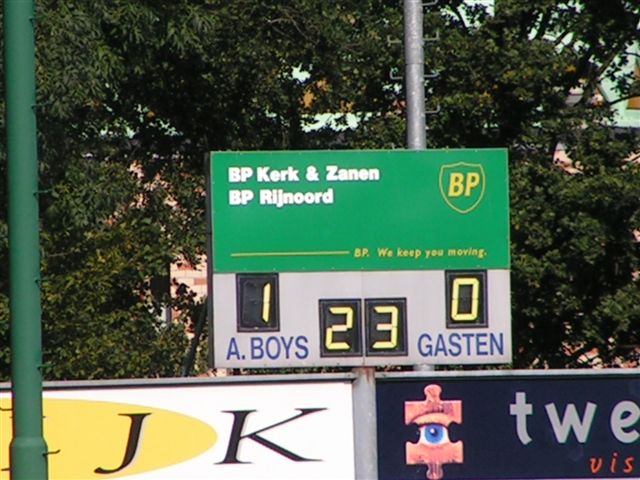 1e amateurelftal ADO Den Haag tegen Alphense boys