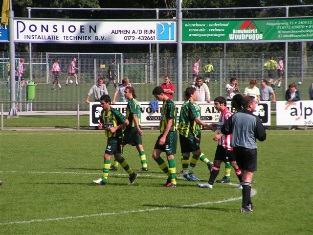 1e amateurelftal ADO Den Haag tegen Alphense boys