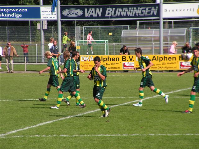 1e amateurelftal ADO Den Haag tegen Alphense boys