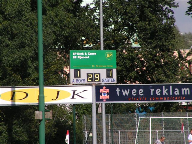 1e amateurelftal ADO Den Haag tegen Alphense boys