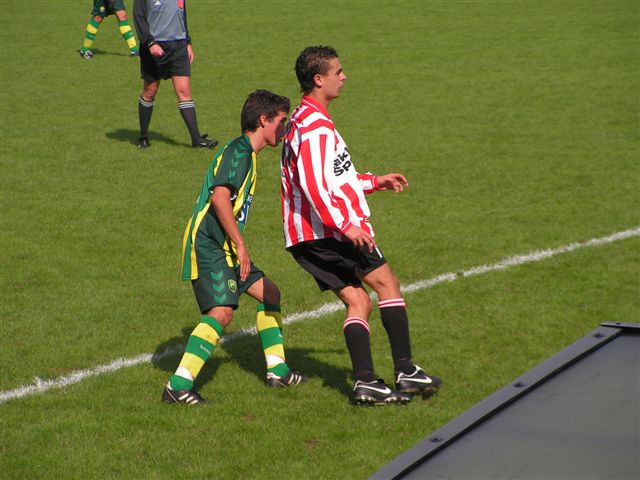 1e amateurelftal ADO Den Haag tegen Alphense boys