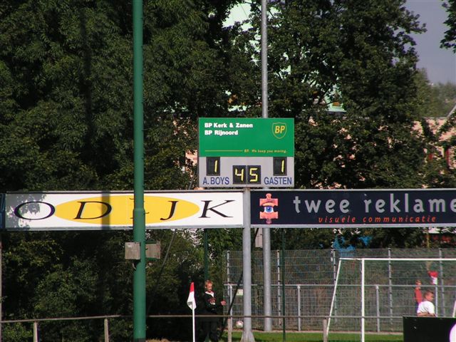 1e amateurelftal ADO Den Haag tegen Alphense boys