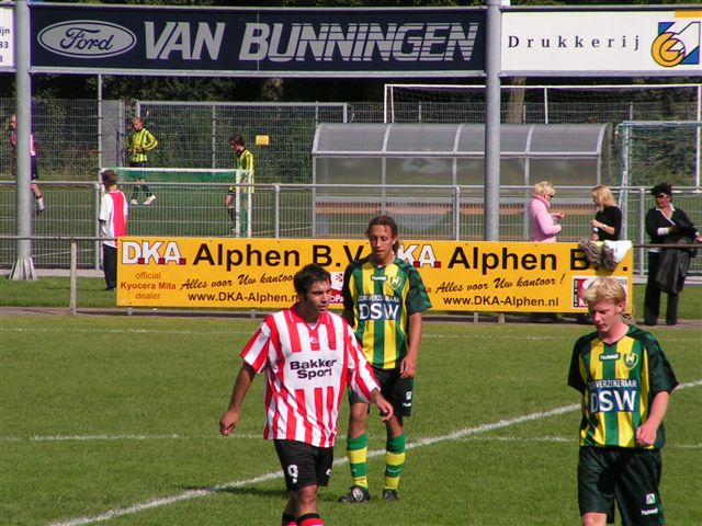 1e amateurelftal ADO Den Haag tegen Alphense boys