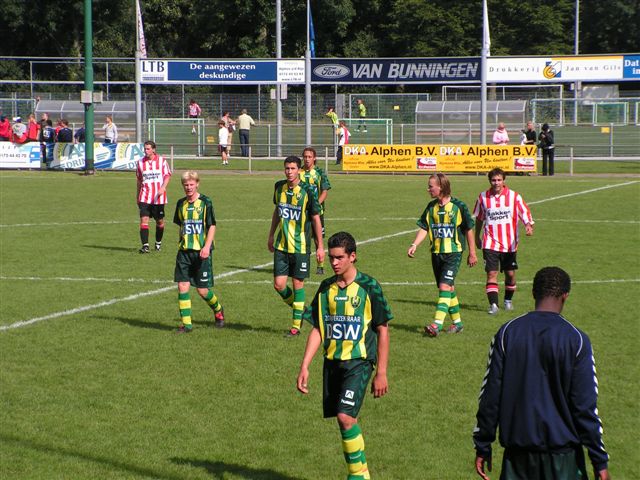 1e amateurelftal ADO Den Haag tegen Alphense boys