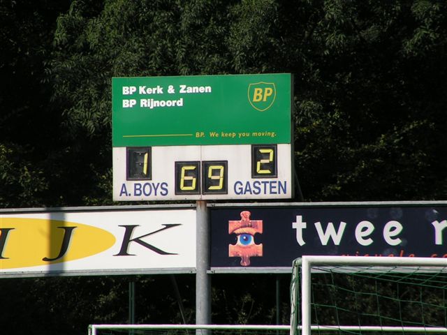 1e amateurelftal ADO Den Haag tegen Alphense boys