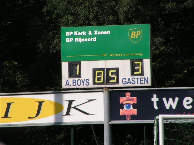 1e amateurelftal ADO Den Haag tegen Alphense boys