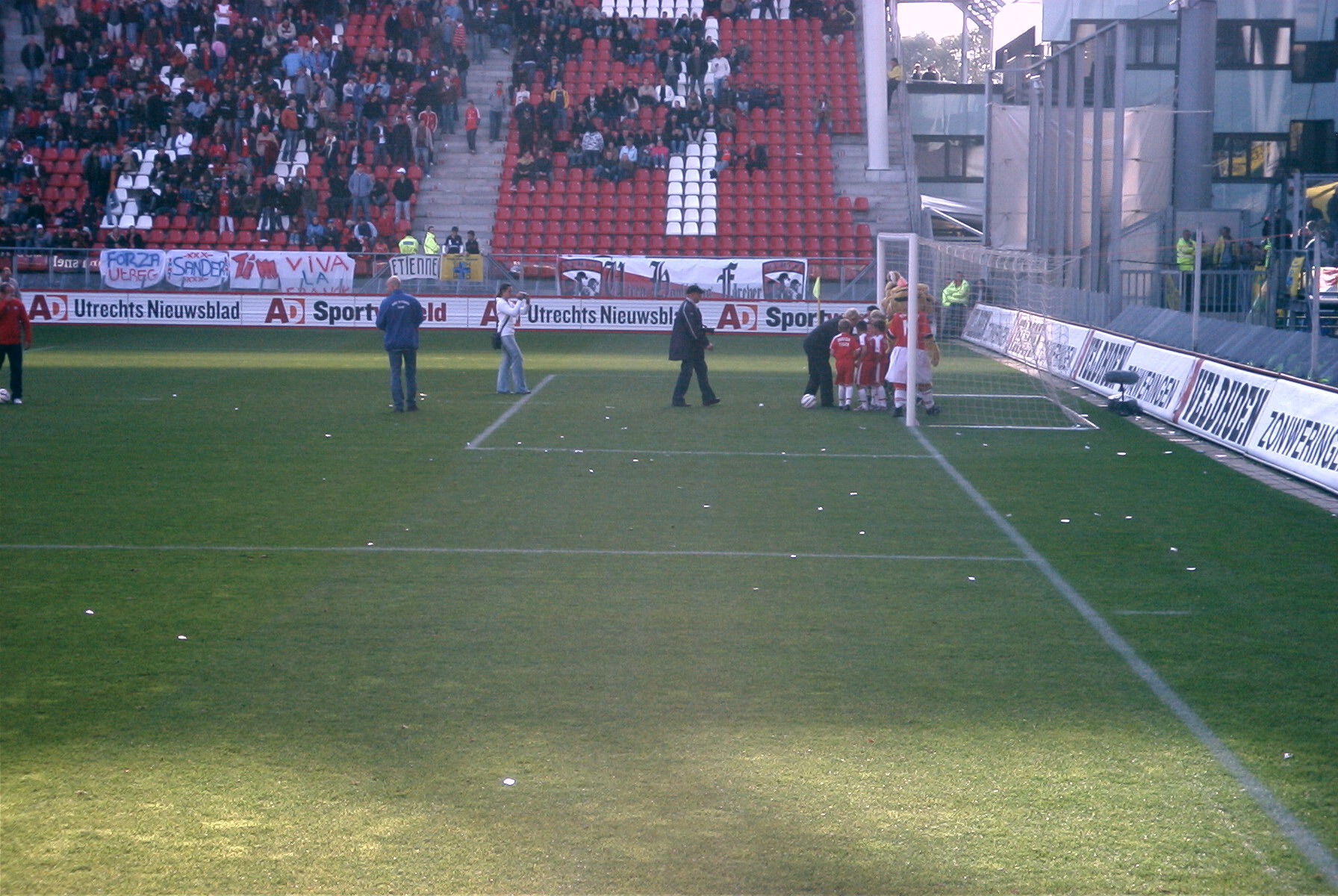 FC Utrecht en ADO Den haag spelen gelijk