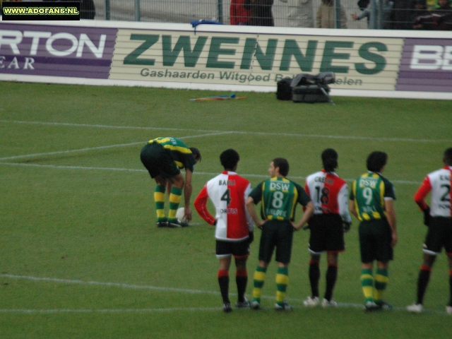 ADO Den Haag de 3e keer ongeslagen tegen Feyenoord