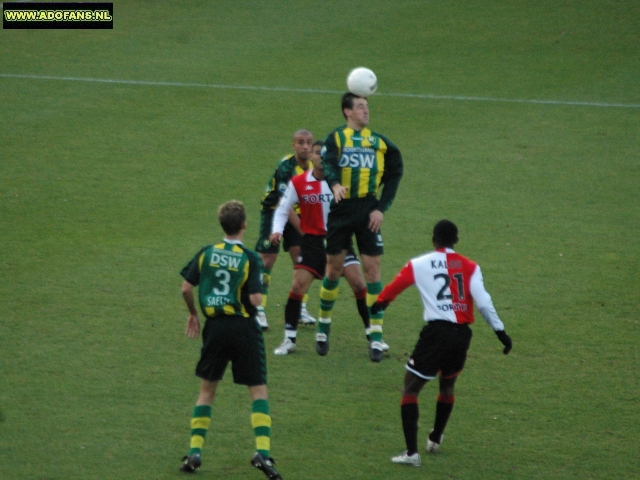 ADO Den Haag de 3e keer ongeslagen tegen Feyenoord