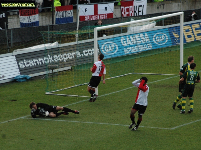 ADO Den Haag de 3e keer ongeslagen tegen Feyenoord