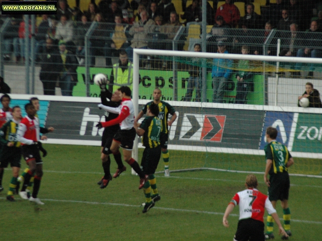 ADO Den Haag de 3e keer ongeslagen tegen Feyenoord