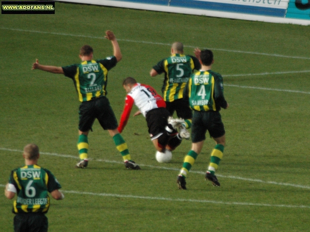 ADO Den Haag de 3e keer ongeslagen tegen Feyenoord