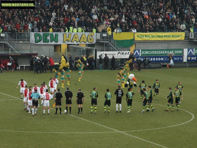 Opnieuw geen punten voor ADO Den Haag tegen AJAX