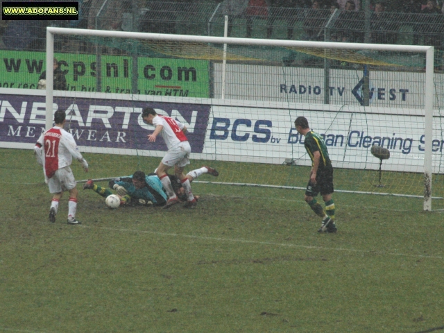 Opnieuw geen punten voor ADO Den Haag tegen AJAX