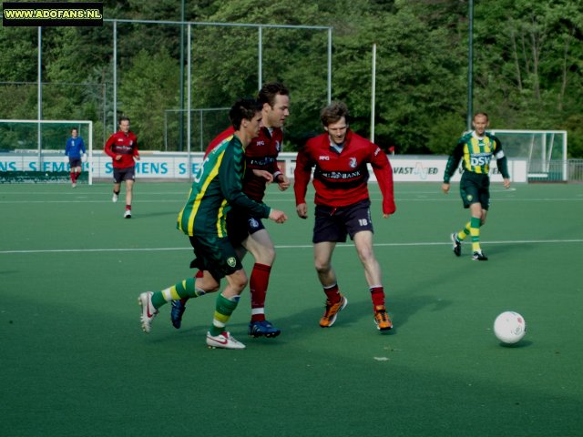 Voetbal/hockey wedstrijd HCKZ -ADO Den Haag 1-3