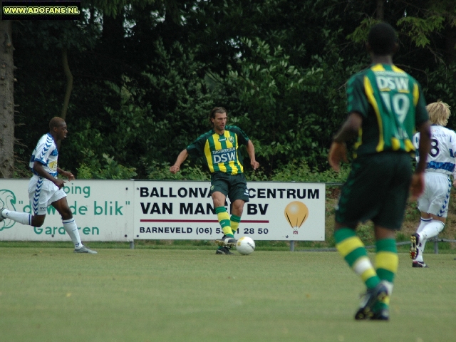 Oefenwedstrijd ADO Den Haag Zwolle in Garderen