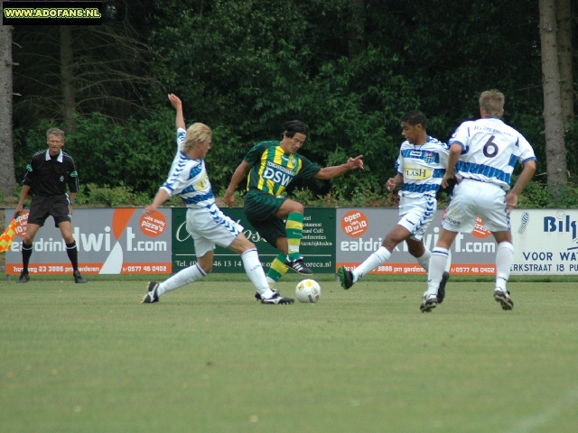 Oefenwedstrijd ADO Den Haag Zwolle in Garderen