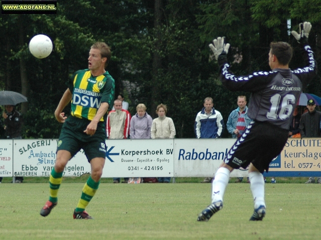 Oefenwedstrijd ADO Den Haag Zwolle in Garderen