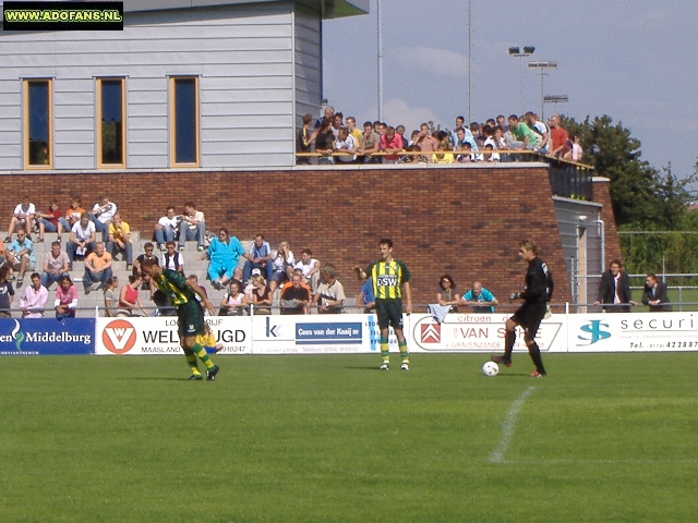 Oefenwedstriijd Westlands elftal ADO Den Haag