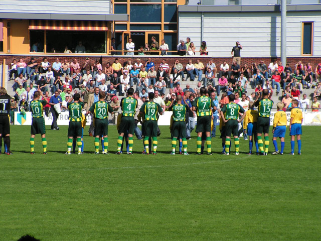 Oefenwedstriijd Westlands elftal ADO Den Haag