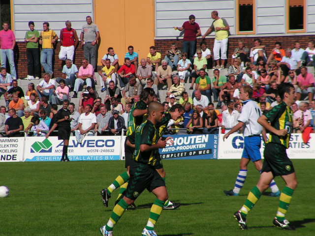 Oefenwedstriijd Westlands elftal ADO Den Haag