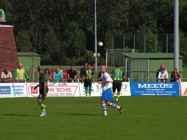 Oefenwedstriijd Westlands elftal ADO Den Haag