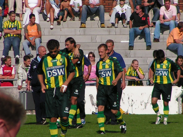 Oefenwedstriijd Westlands elftal ADO Den Haag