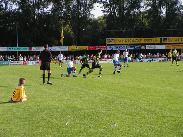 Oefenwedstriijd Westlands elftal ADO Den Haag