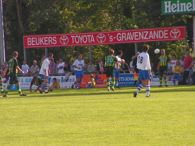 Oefenwedstriijd Westlands elftal ADO Den Haag