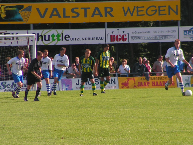 Oefenwedstriijd Westlands elftal ADO Den Haag