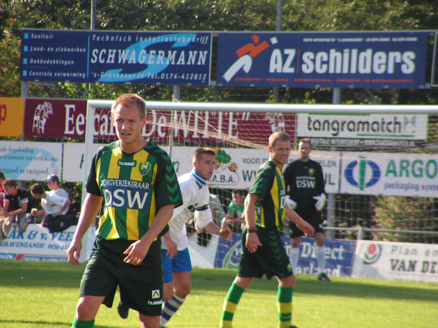 Oefenwedstriijd Westlands elftal ADO Den Haag