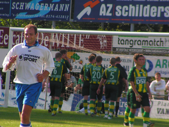 Oefenwedstriijd Westlands elftal ADO Den Haag