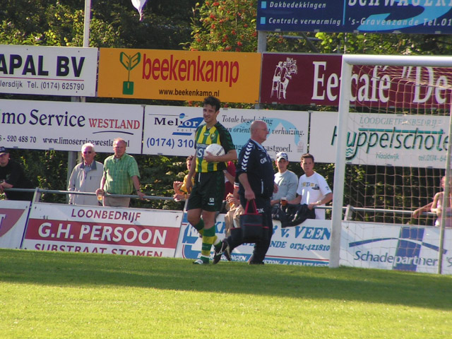 Oefenwedstriijd Westlands elftal ADO Den Haag