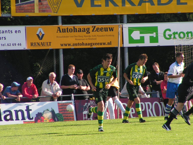 Oefenwedstriijd Westlands elftal ADO Den Haag