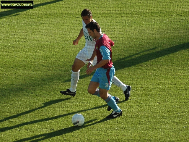 Oefenwedstriijd ado den haag Westham United