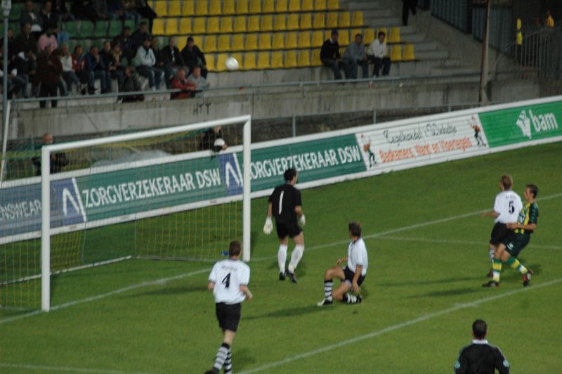 Bekerwedstrijd ADO Den Haag SHO eindstand 11-1