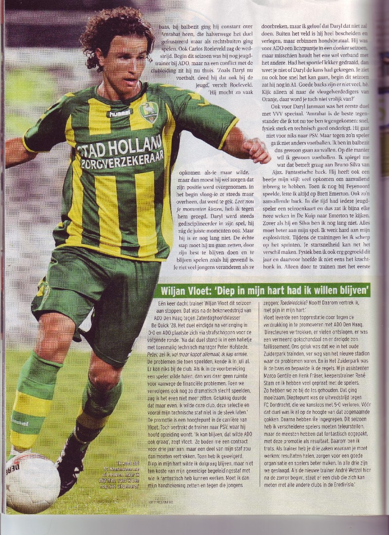 Vi: Daryl Jannmaat en het Wonder van ADO Den Haag