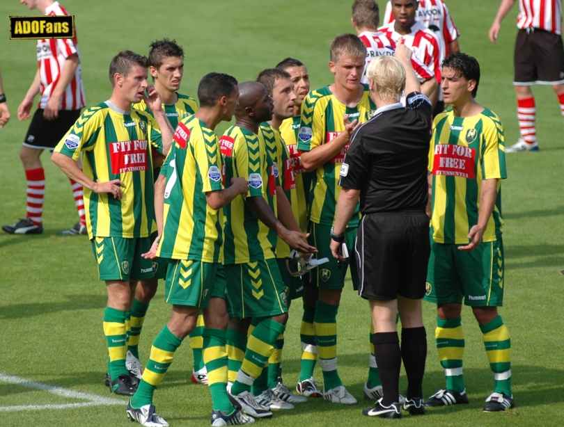 SPARTA -ADO Den Haag  31-08-2008  Rankovic krijgt Rood