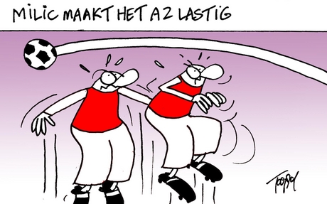 Toon: Milic maakt het AZ lastig