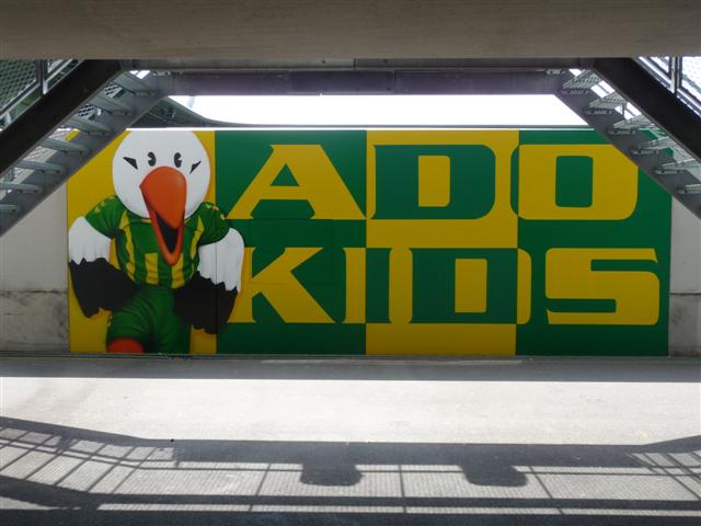 Nieuwe Graffiti's in het ADo Den Haag Stadion