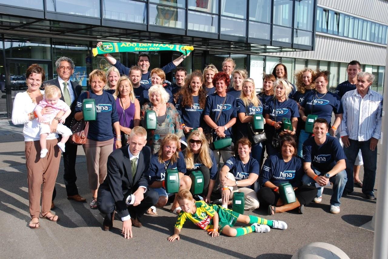 Nina Collecte bij ADO Den Haag brengt 3824 euro op